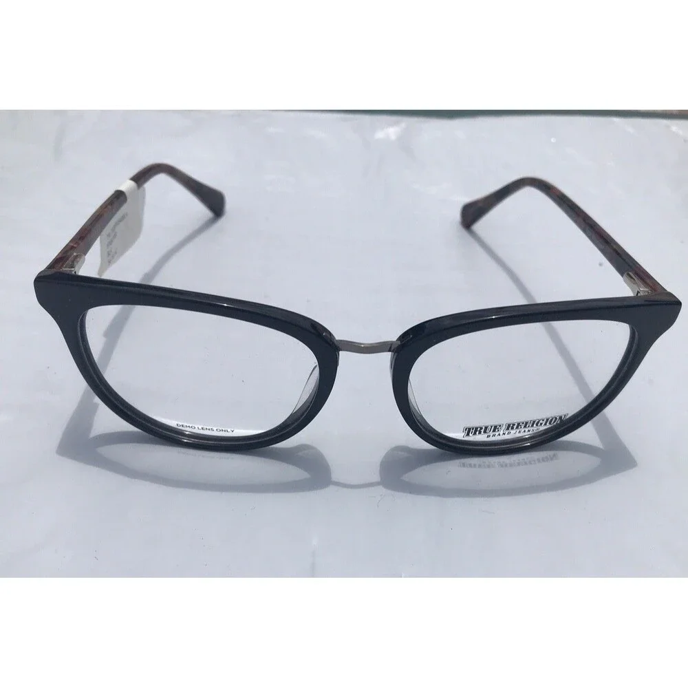 True Religion TRUT023 FW 540 Black Eyeglasses Frames 54-18-140 #462